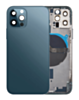 Back Housing Frame with Small Components Pre-Installed for iPhone 12 Pro (NO LOGO) (PACIFIC BLUE)