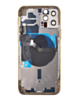 Back Housing Frame with Small Components Pre-Installed for iPhone 12 Pro (NO LOGO) (GOLD)