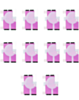 Battery Adhesive Tape for iPhone 12 Pro Max (Pack of 10)