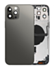 Back Housing Frame with Small Components Pre-Installed for iPhone 12 Pro Max (NO LOGO) (GRAPHITE)