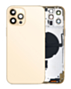 Back Housing Frame with Small Components Pre-Installed for iPhone 12 Pro Max (NO LOGO) (GOLD)