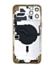 Back Housing Frame with Small Components Pre-Installed for iPhone 12 Pro Max (NO LOGO) (GOLD)