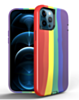 Thinner Heavy Duty Rainbow Case - Style 2 for iPhone 13 Pro Max (Only Ground Shipping)