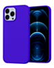 Soft Solid Silicone Case (Full Buttom Cover) - SEA BLUE for iPhone 13 Pro (Only Ground Shipping)