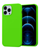 Soft Solid Silicone Case (Full Buttom Cover) - GREEN for iPhone 13 Pro (Only Ground Shipping)