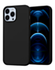 iPhone 13 Mini Soft Solid Silicone Case (Full Buttom Cover) - BLACK (Only Ground Shipping)