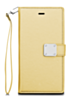 Elegant Leather Wallet Case - GOLD for iPhone XR (Only Ground Shipping)