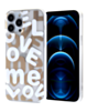 Love Me Printed Clear Case - E4 for iPhone 8P / 7P (Only Ground Shipping)