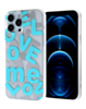 Love Me Printed Clear Case - E6 for iPhone 8P / 7P (Only Ground Shipping)
