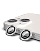 Order the Metal Ring with HD Tempered Glass for iPhone 13 and 13 Mini in White.