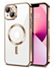 Shiny Wireless Charging Clear Case - GOLD for iPhone 13 Mini (Only Ground Shipping)