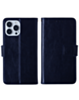 Leather Wallet Case with Card Slot - DARK BLUE for iPhone 13 Pro (Only Ground Shipping)