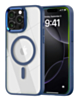 Shiny Magnetic Clear Cases -BLUE for iPhone 13 Pro Max (Only Ground Shipping)