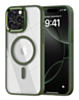 Shiny Magnetic Clear Cases - GREEN for iPhone 13 Pro Max (Only Ground Shipping)