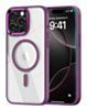 Shiny Magnetic Clear Cases - PURPLE for iPhone 13 Pro Max (Only Ground Shipping)