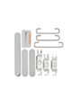 Hard Buttons (Power / Volume / Switch) for iPhone 13 Pro / 13 Pro Max (Silver)