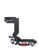 Order the Charging Port Flex Cable for iPhone 13 Mini Red Aftermarket.