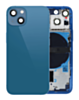 Back Housing Frame with Small Components Pre-Installed for iPhone 13 Mini (NO LOGO) (US Version) (BLUE)