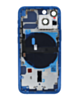 Back Housing Frame with Small Components Pre-Installed for iPhone 13 Mini (NO LOGO) (US Version) (BLUE)