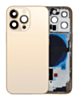 Back Housing Frame with Small Components Pre-Installed for iPhone 13 Pro (NO LOGO) (US Version) (GOLD)