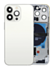 Back Housing Frame with Small Components Pre-Installed for iPhone 13 Pro (NO LOGO) (US Version) (SILVER)