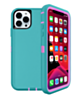 Heavy Duty Case for iPhone 13 Pro Max (TEAL & PINK) (Only Ground Shipping)