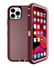 Heavy Duty Case for iPhone 13 Pro Max (MAROON & PINK) (Only Ground Shipping)