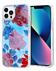 Flower Print Design Hard Clear Case - G08 for iPhone 13 Pro (Only Ground Shipping)