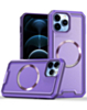 Non-Slip Translucent Matte Wireless Charging Case (PURPLE) for iPhone 13 Pro Max (Only Ground Shipping)