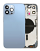 Back Housing Frame with Small Components Pre-Installed for iPhone 13 Pro Max (NO LOGO) (International) (BLUE)