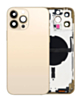 Back Housing Frame with Small Components Pre-Installed for iPhone 13 Pro Max (NO LOGO) (International) (GOLD)