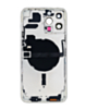 Back Housing Frame with Small Components Pre-Installed for iPhone 13 Pro Max (NO LOGO) (International) (SILVER)