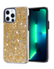 Bling Diamond Dual Layer Protection Case - GOLD for iPhone 13 Pro (Only Ground Shipping)