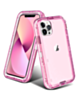 Transparent Shockproof Case - PINK for iPhone 13 Pro (Only Ground Shipping)