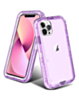 Transparent Shockproof Case - PURPLE for iPhone 13 Pro (Only Ground Shipping)