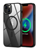Shiny Magnetic Clear Cases - BLACK for iPhone 13 / 14 (Only Ground Shipping)