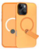 Shockproof Rugger Magnetic Case with Kickstand (ORANGE) for iPhone 13 / 14 (Only Ground Shipping)