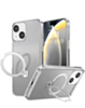 Transparent Magnetic Case with Kickstand (CLEAR) for iPhone 13 / 14 (Only Ground Shipping)