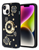 Luxury Diamond Shiny Cases with Ring - BLACK for iPhone 14 / 13 (Only Ground Shipping)