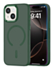 New Magnetic Wireless Charging Case with IC Chip (DARK GREEN) for iPhone 13 / 14 (Only Ground Shipping)