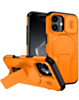 Magnetic Push Slide Lens Case with Kickstand (ORANGE) for iPhone 13 / 14 (Only Ground Shipping)