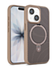 Magnetic Kickstand Case with Carbon Fiber (BROWN) for iPhone 13 / 14 (Only Ground Shipping)