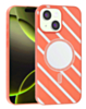 Magnetic Mirror Phone Case with Wireless Charging (ORANGE) for iPhone 13 / 14 (Only Ground Shipping)