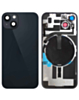 Back Glass with MagSafe Magnet & NFC & Flashlight Flex for iPhone 14 (NO LOGO) (MIDNIGHT)