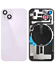 Back Glass with MagSafe Magnet & NFC & Flashlight Flex for iPhone 14 (NO LOGO) (PURPLE)