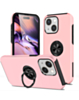 Dual Layer Case with Magnetic Ring - PINK for iPhone 13 / 14 (Only Ground Shipping)