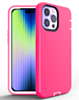 Silicone Design Heavy Duty Case - PINK for iPhone 14 Pro (Only Ground Shipping)