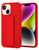 Hand Strap Vertical Magnetic Kickstand Case - RED for iPhone 14 / 13 (Only Ground Shipping)