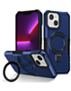 Hard PC Shockproof Case w /Ring Holder - BLUE for iPhone 13 / 14 / 16e / 17e (Only Ground Shipping)