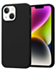 Soft Solid Silicone Case (Full Buttom Cover) - BLACK for iPhone 13 / 14 / 16e / 17e (Only Ground Shipping)